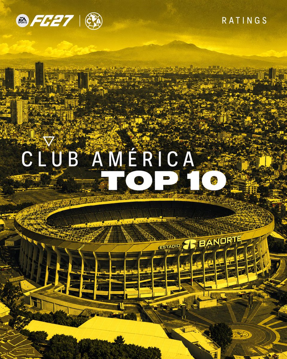 AguilaZonePod's tweet photo. The Top 10 players for @ClubAmerica on @EASPORTSFC 🦅🎮 https://t.co/HkcfFQwRux