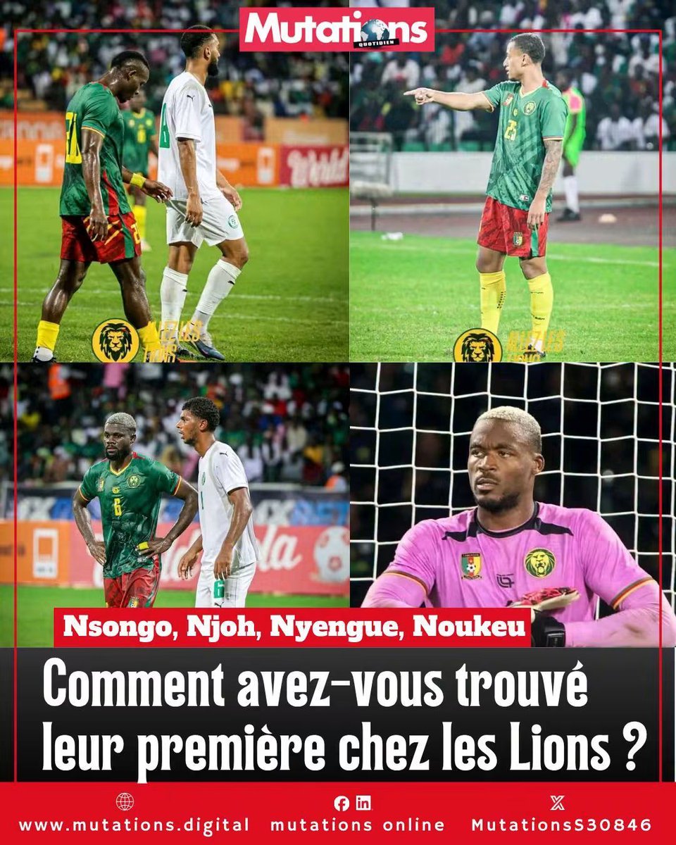 MutationsS30846's tweet photo. 🛑[LIONS INDOMPTABLES]

Dites-nous en commentaires https://t.co/2pkn2uzv6Q