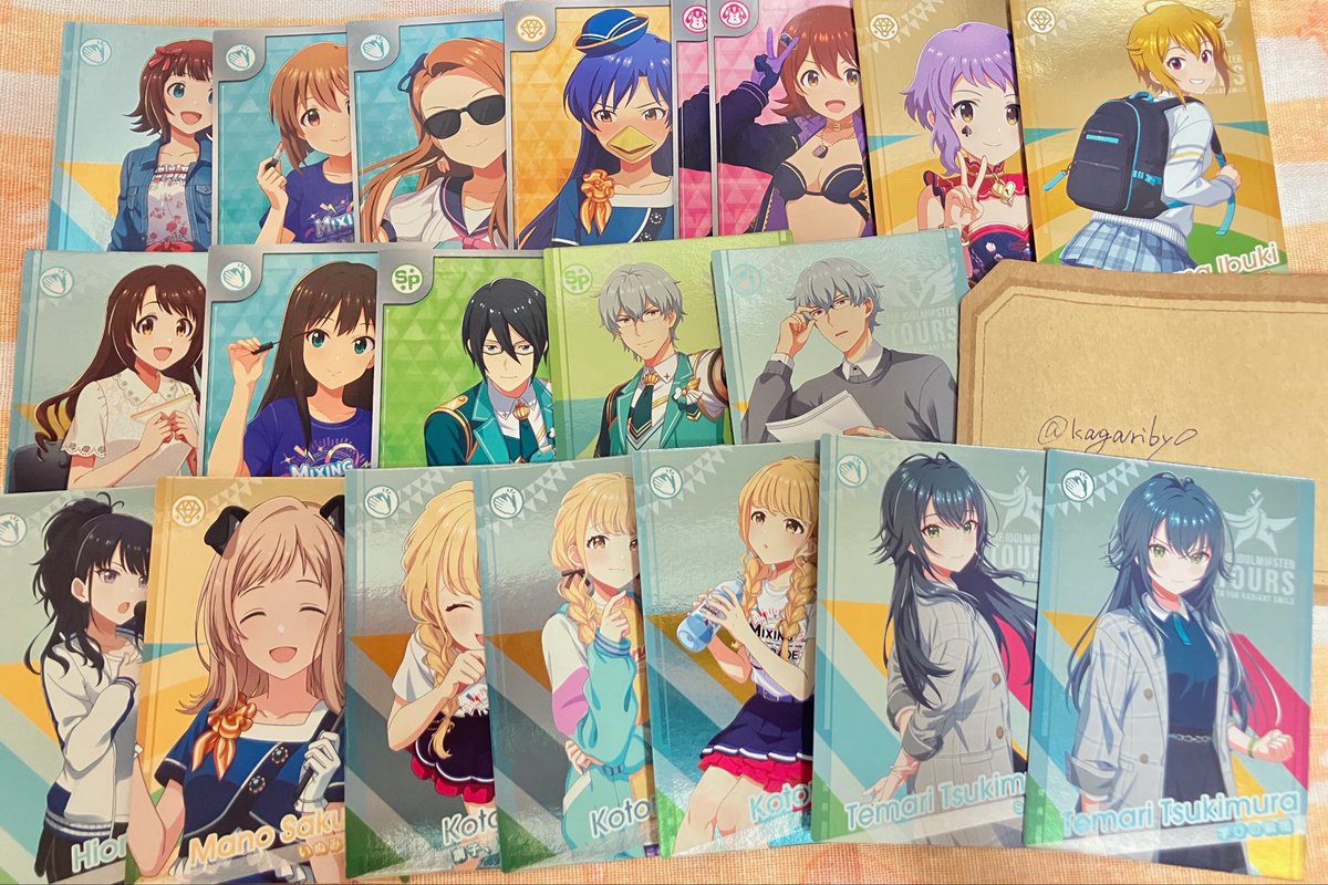 kagariby0's tweet photo. @1
【交換】ツアマス　アイドルマスターTOURS ナムコ　キャンペーン

【譲】画像1〜3枚目
SR 柏木翼・水瀬伊織
TSR 桜庭薫・周防桃子・神崎蘭子
TR 硲道夫
PM 渋谷凛
CO星井美希・真壁瑞希・伊吹翼・水瀬伊織・藤田ことね
CP小宮果穂

【求】4枚目

郵送のみ。比率違い可能
お気軽にお声掛けください🌸 https://t.co/WYPRNt3Lh8