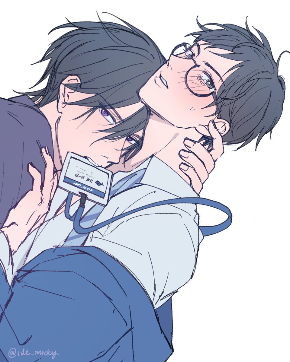 ide_micky's tweet photo. Clock out👓👔
#IsekaiOfficeWorker #いせしゃち 
#アレ誠 https://t.co/dtznV3NvCZ