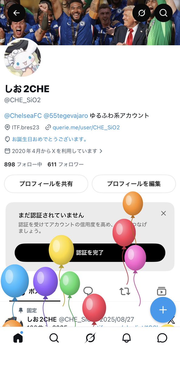 CHE_SiO2's tweet photo. 誕生日です。はい。 https://t.co/ITfYImnttf