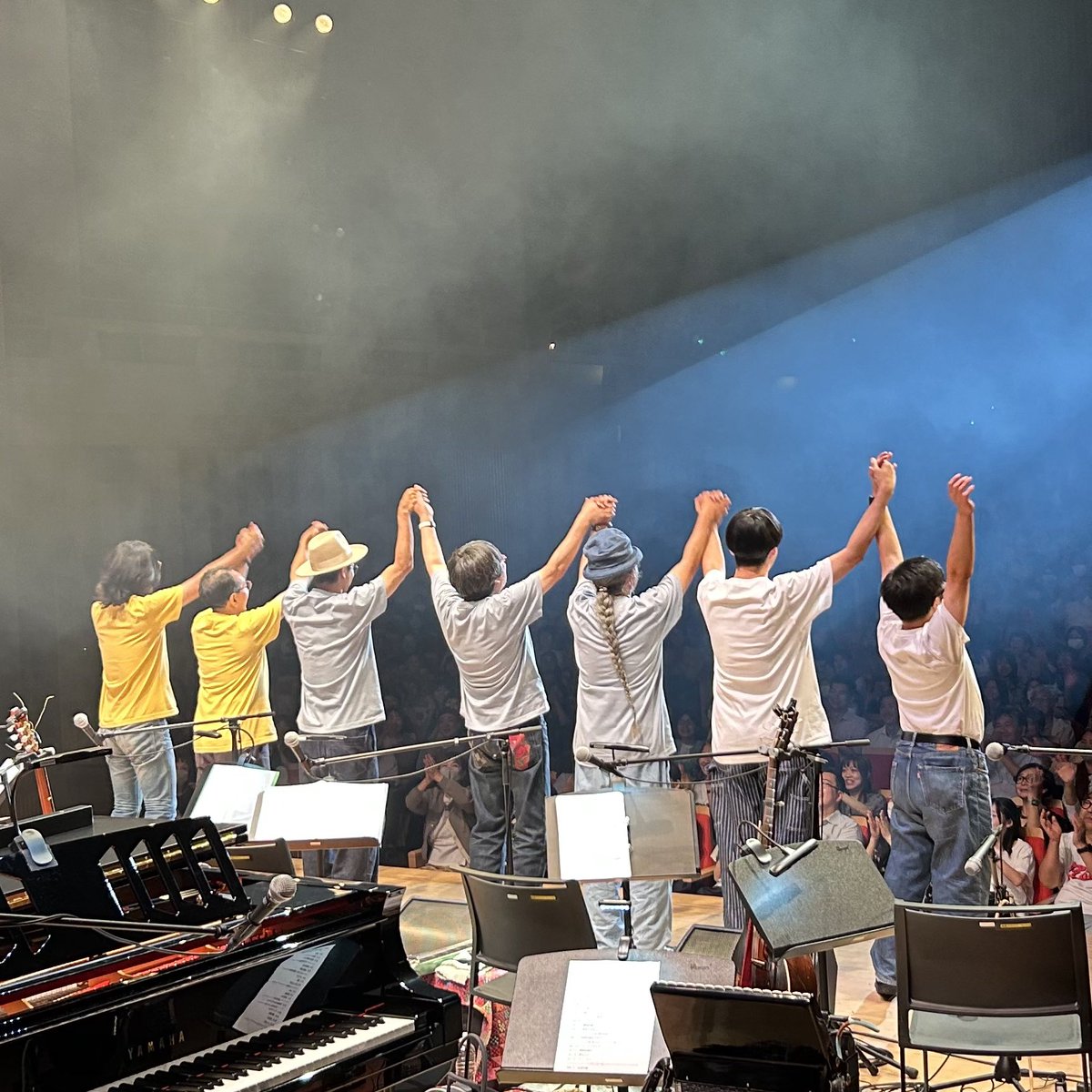 rokkaku_band's tweet photo. 秋の定期公演「フォークソングでやんす」六角精児バンド with 井ノ原快彦

2026年9月25日(金)
せたがやイーグレットホール（世田谷区民会館）

今回初めて観に来ていただいたお客様も多かったと思いますが、我々もいつもとはちょっと違ったコンサートを目一杯楽しんでおりました

＞続く https://t.co/ZRW8D4UqwR