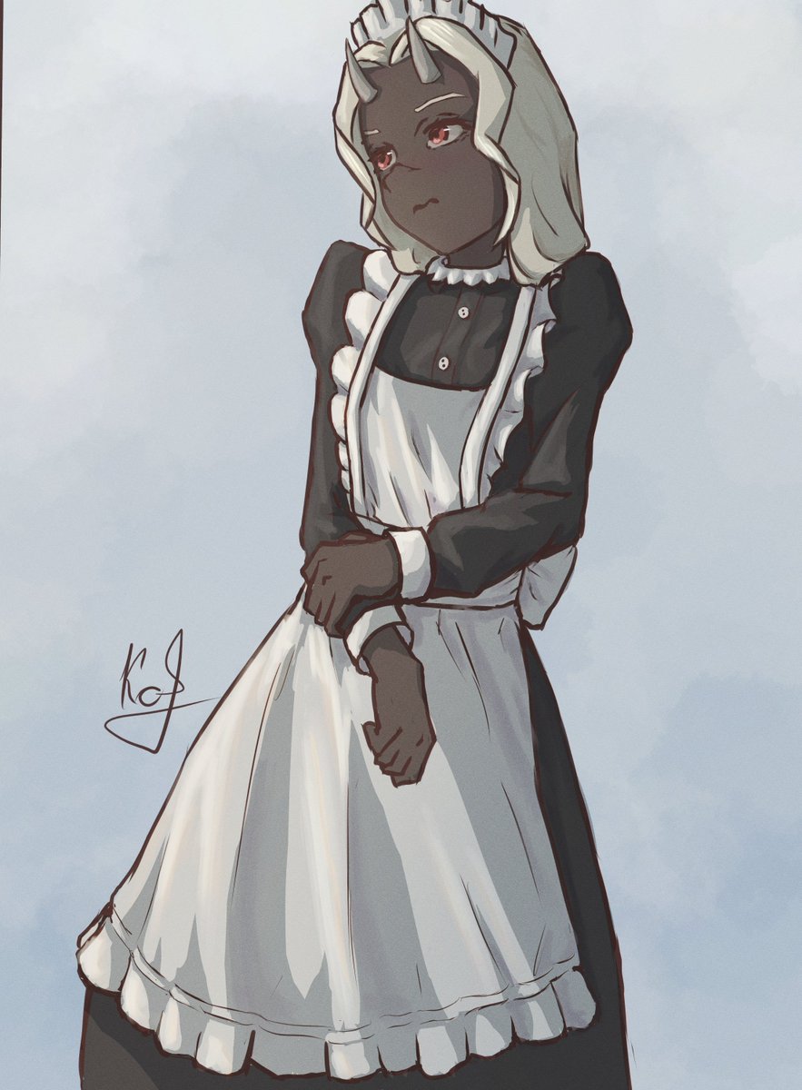 Koldi_04's tweet photo. Single version of Calamitas in maid outfit 

#terraria #calamitymod #calamitas https://t.co/7hpqgBoEdA