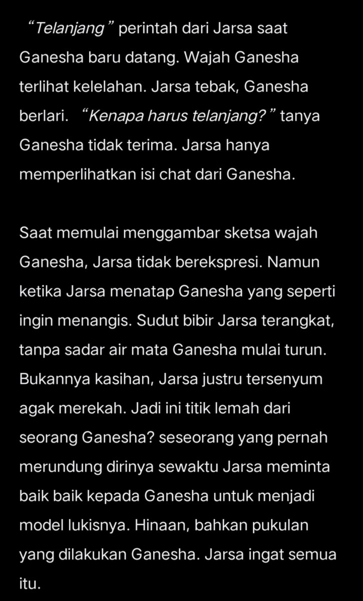 vnsmoek's tweet photo. #JossGawin AU onetweet. 

‼️Ketika Ganesha meminta pertolongan kepada Jarsa. Seseorang yang pernah ia rundung di masa sekolah dulu⚠️ https://t.co/4yeBnSA48o