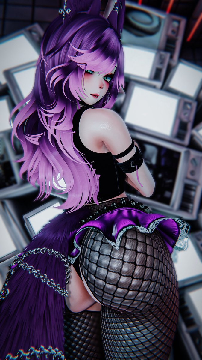 NekomiVR's tweet photo. I see you watching.. 🖤

Karlory by @GothMommyRinny releases later today! https://t.co/lFnIHnRmeJ
