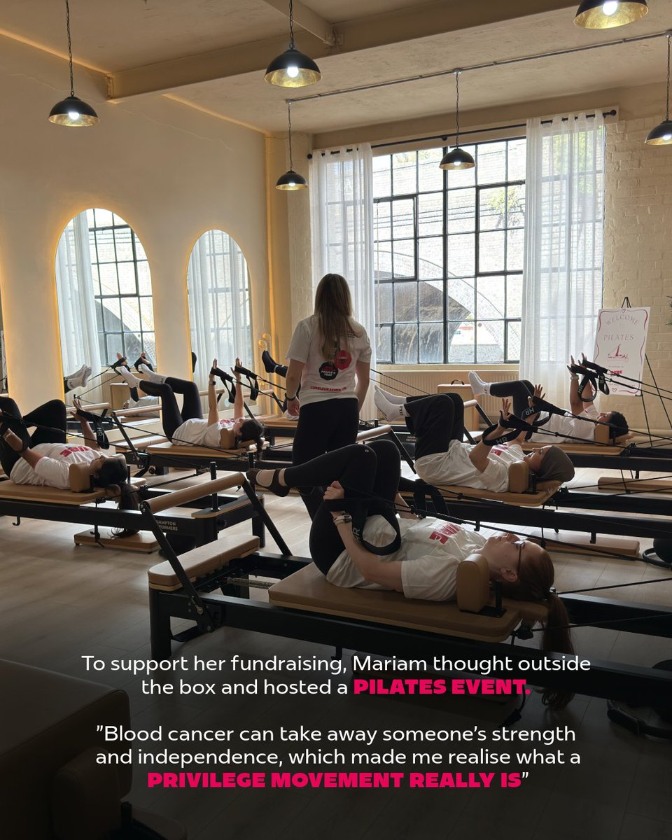 CureLeukaemia's tweet photo. Having seen firsthand the impact of blood cancer, Mariam wanted to create an event that not only raised vital funds but also reminded attendees what a privilege it is to be able to move our bodies. ❤️ 

Like Mariam, there are countless creative ways to fundraise and make a difference. Looking for inspiration? Click here 👉 https://t.co/OsdPfdhBRO