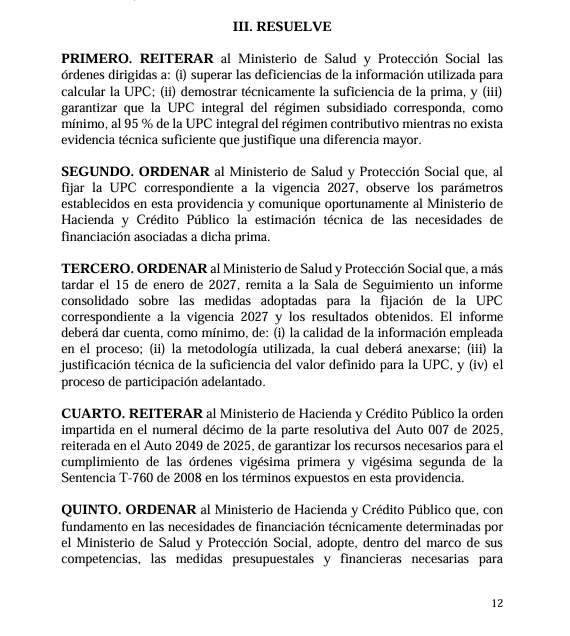 NoticiasRCN's tweet photo. #Noticia | La Corte Constitucional ordena aumentar los recursos para garantizar el derecho a la salud durante 2027 https://t.co/6M2qrCFPYe