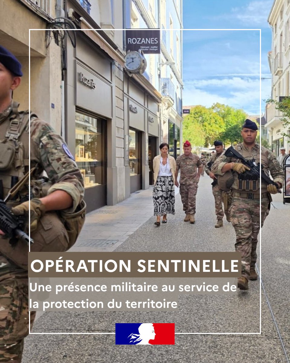 Image de Préfète de la Drôme - #OpérationSentinelle | Ce vendredi, Marie-Aimée Gaspari, préfète de la Drôme, a accompagné une patro
