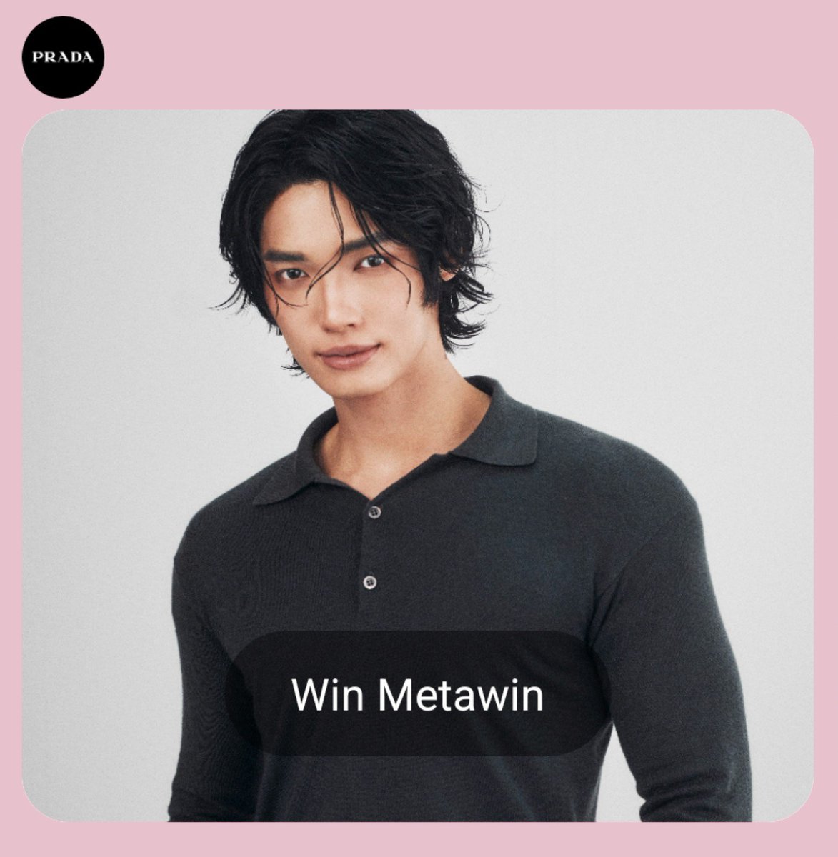 supportwinth's tweet photo. Line Prada official UPDATE 

WIN DEFINES PRADA SS27

#PRADASS27xWIN #PRADASS27
#PRADA #PradaPeople @Prada 
#winmetawin @winmetawin https://t.co/TcA5CUg7tp