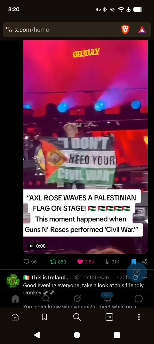 DemonSlyerRose's tweet photo. AXL ROSE FREE PALESTINE AHO 🤲 NativeLakotaWarChiefLittleFawn 🪶🫍🦅🐺 https://t.co/hclB89aIyT