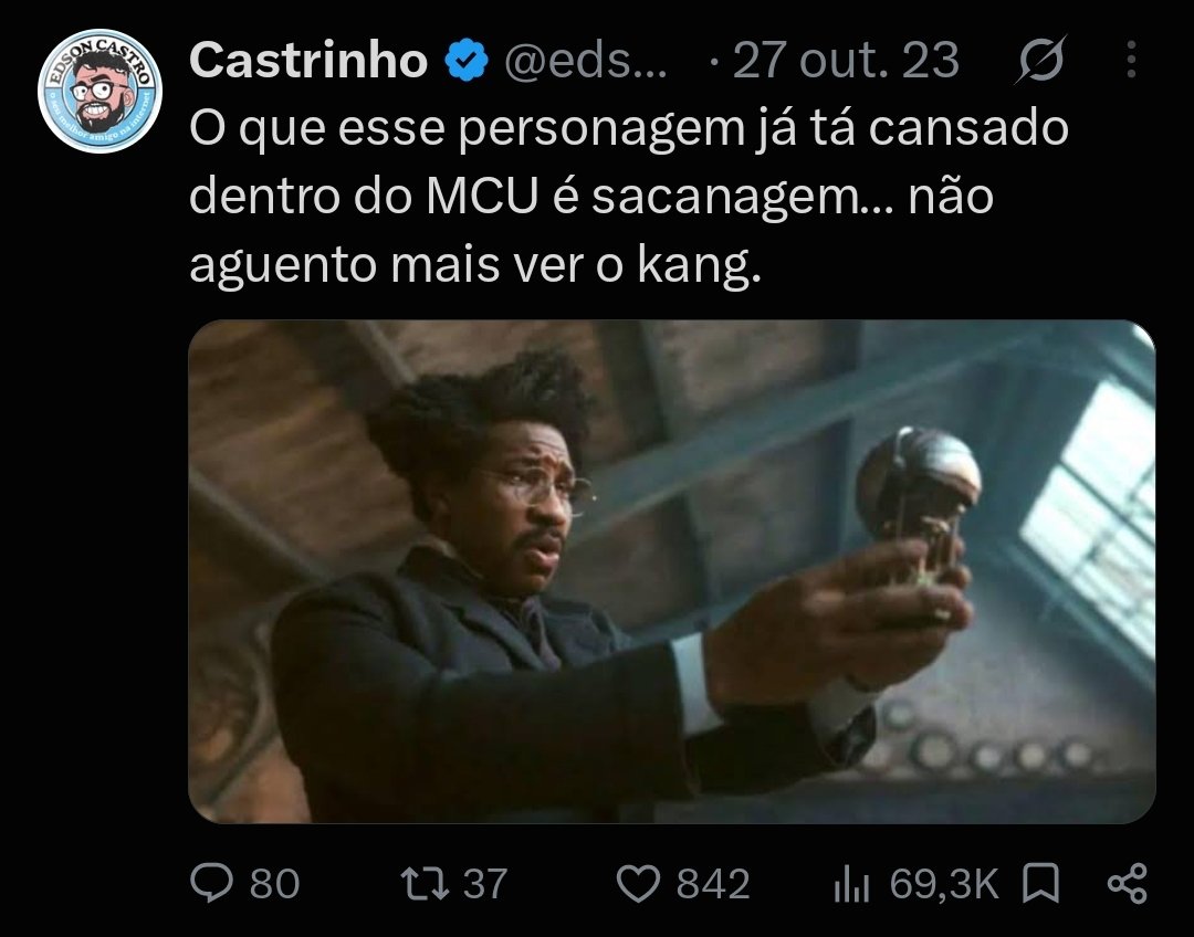 NerdTowerYT's tweet photo. As opiniões mais comuns sobre Kang em 2023, ele tava sendo desenvolvido e a galera teve zero paciência. Aconteceu o que aconteceu com o Jonathan Majors e a Marvel partiu pra um plano mais safe. Não da pra fingir que tava todo mundo fechado com a história do Kang não, não tava https://t.co/QlJ7DHjNRA