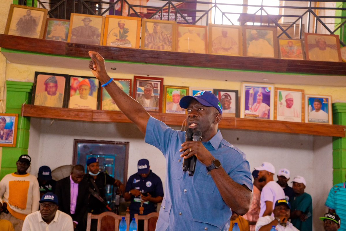 adekanmbi_bimbo's tweet photo. I continued my consultative engagements across Oyo State with visits to Oorelope, Saki East and Atisbo, where I had the privilege of meeting traditional and religious leaders, traders, artisans, transport workers, civil servants, party members and other community stakeholders.

I heard a clear message from the people: they want better infrastructure, improved healthcare, opportunities for their young people, and continued attention to their welfare. 

As I said when addressing the people, your concerns have been noted and will remain an important part of the work ahead.
My commitment is to build on what is working, address what needs attention, and ensure that development reaches every part of Oyo State. I will remain accountable to you for the commitments we make and the progress we achieve. 

#BimboAdekanmbi2027 #Omituntun3.0 #APM #Oyostategovernor #EjekiBimboSeyi