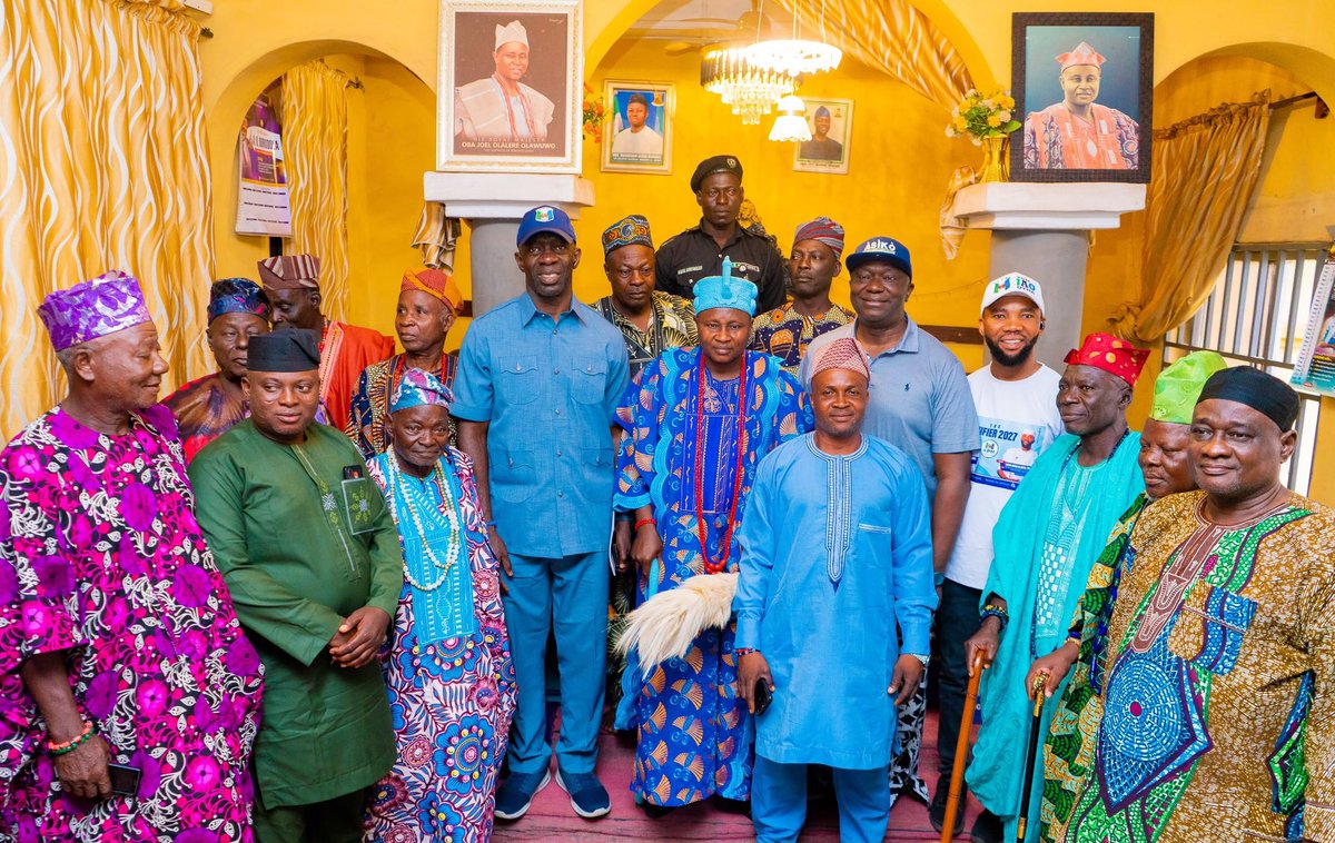 adekanmbi_bimbo's tweet photo. I continued my consultative engagements across Oyo State with visits to Oorelope, Saki East and Atisbo, where I had the privilege of meeting traditional and religious leaders, traders, artisans, transport workers, civil servants, party members and other community stakeholders.

I heard a clear message from the people: they want better infrastructure, improved healthcare, opportunities for their young people, and continued attention to their welfare. 

As I said when addressing the people, your concerns have been noted and will remain an important part of the work ahead.
My commitment is to build on what is working, address what needs attention, and ensure that development reaches every part of Oyo State. I will remain accountable to you for the commitments we make and the progress we achieve. 

#BimboAdekanmbi2027 #Omituntun3.0 #APM #Oyostategovernor #EjekiBimboSeyi