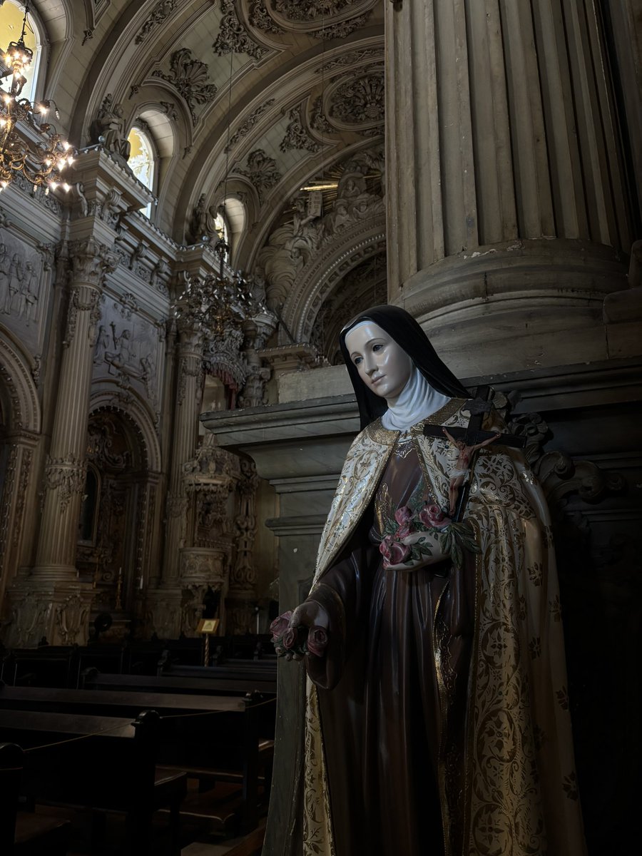 viqzinha's tweet photo. Tô fazendo a novena de Santa Teresinha do Menino Jesus e hoje entrei numa igreja aleatória e trombei com ela https://t.co/Wj6ohhOAUa