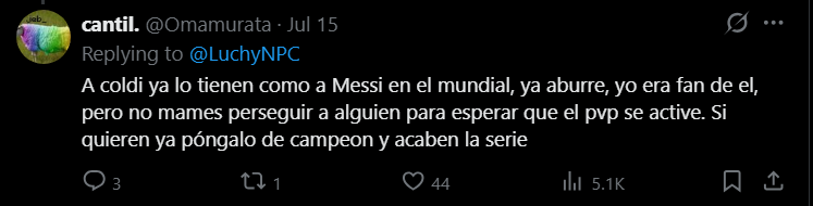 coldifiedd's tweet photo. @Omamurata "Traté de ser fan tuyo" 😿😿😿 https://t.co/VnQJGCbrLS