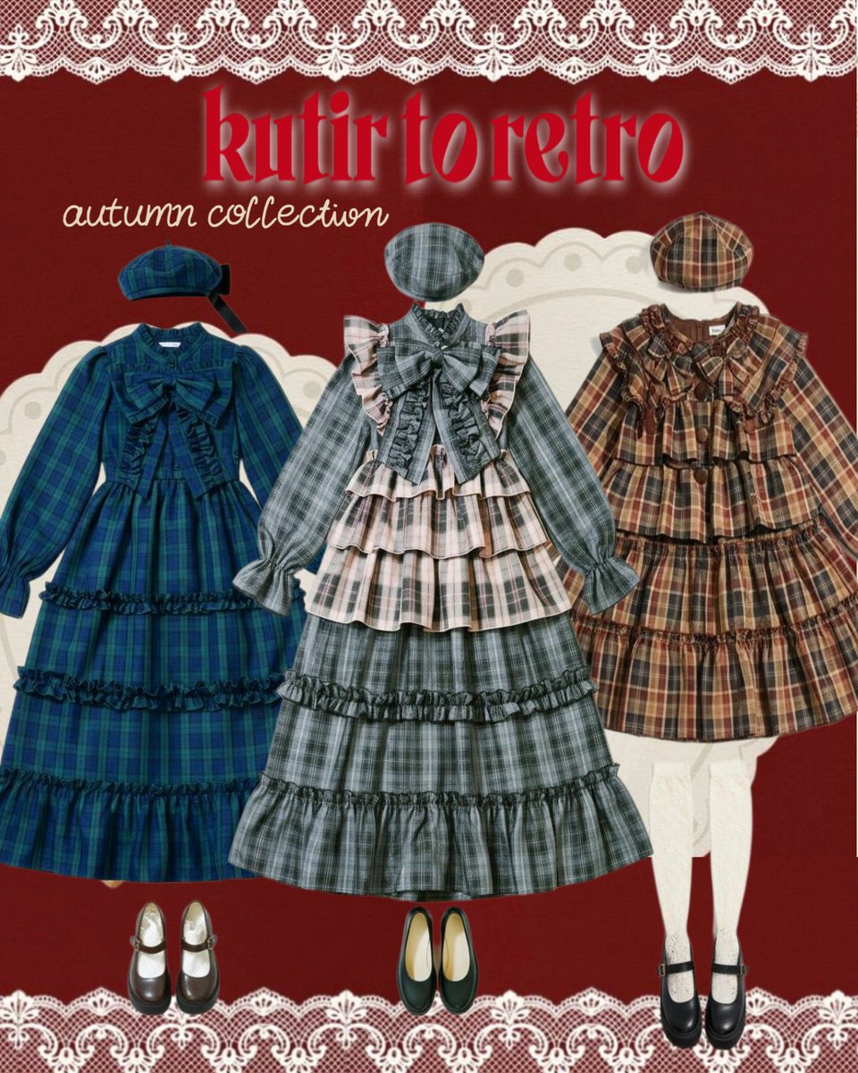 kutir_retro's tweet photo. ୨୧⏔⏔♡⏔⏔୨୧୨୧⏔⏔♡⏔⏔୨୧୨୧⏔⏔♡⏔
　カラバリ豊富なとっておきチェックワンピ
推し活やおそろコーデしても絶対かわいい
　　🍂秋にぴったりなポップなお洋服🍂
　　　　　　　9.27 release🎀
୨୧⏔⏔♡⏔⏔୨୧୨୧⏔⏔♡⏔⏔୨୧୨୧⏔⏔♡⏔ https://t.co/O0AVZycpE3