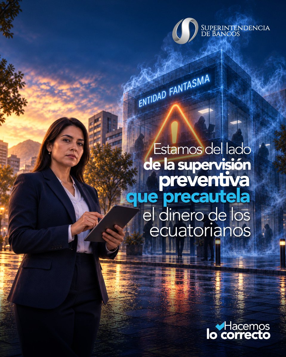 superbancosEC's tweet photo. La Superintendencia de Bancos informa a la ciudadanía que "CENTRO DE NEGOCIO LFVUIO " no está autorizada 🚫 para captar dinero del público ni para realizar actividades de intermediación financiera.

Cuida tus recursos 💵 y confíalos únicamente a entidades autorizadas. 👌🏻

Trabajamos por la vigilancia y supervisión financiera en favor de tu seguridad. 🛡️
.
.
.
#EntidadesNoAutorizadas
#SupervisionFinanciera
#HacemosLoCorrecto✅