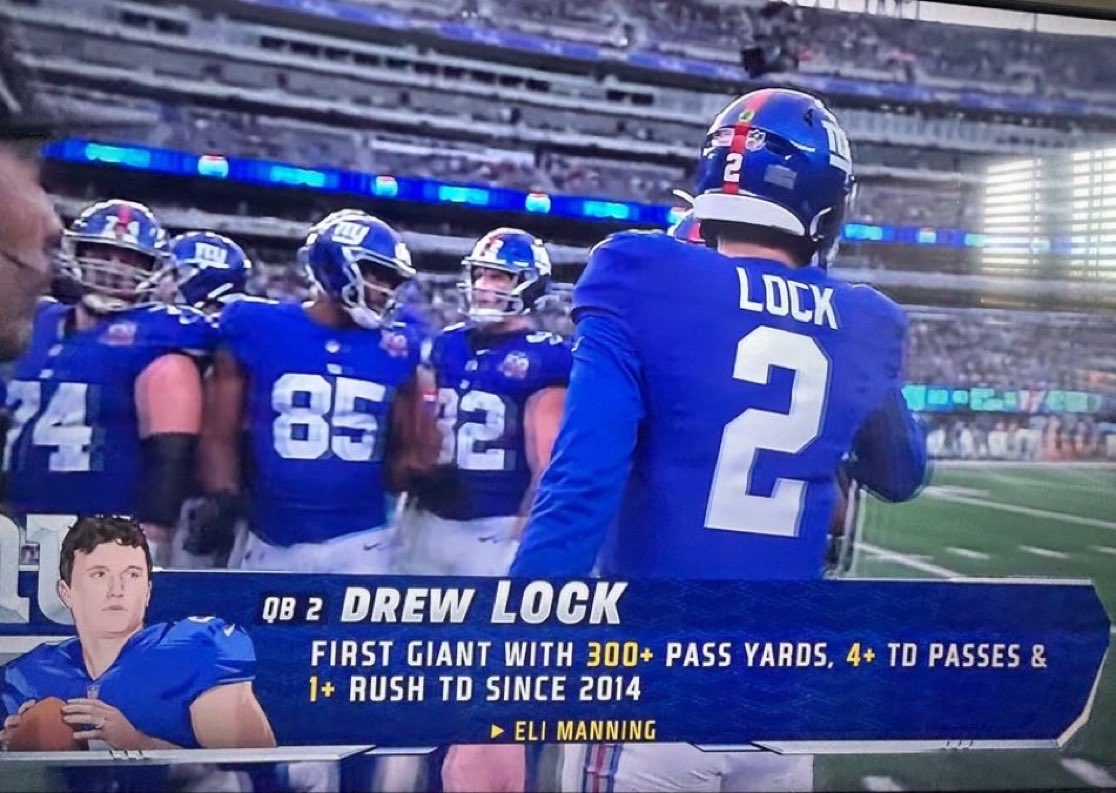 JoshWillPostIt's tweet photo. @NFLonCBS @T_Armstead72 @DrewLock23 back to the NY @Giants? yes, please! https://t.co/pMQfUt2PSa