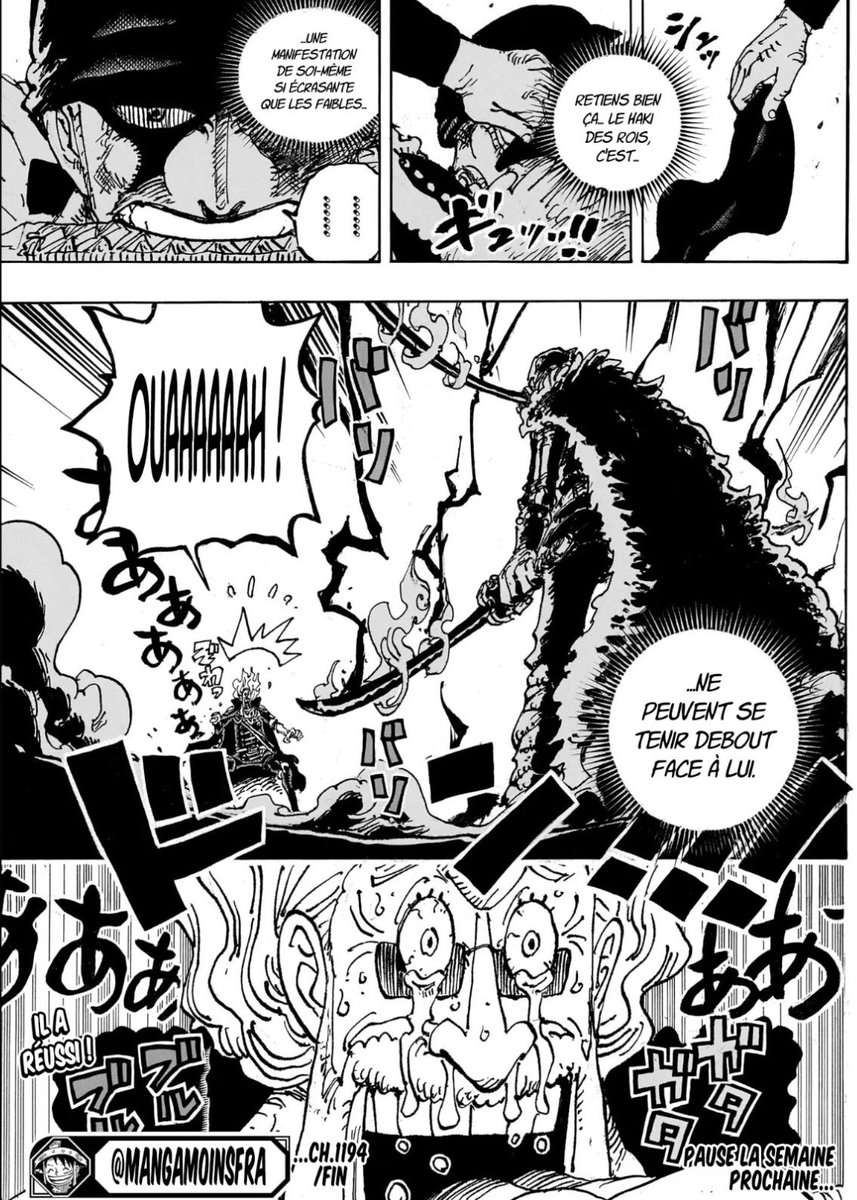 GOATPIECEFR's tweet photo. #ONEPIECE1194 RORONOA ZORO SOUS BANDANAAA ON Y VA, ÇA ÉVEILLE LE HAKI DES ROIS EN UTILISANT SOMMERS COMME UN MANNEQUIN D’ENTRAÎNEMENT !!! https://t.co/q3kALqKlOa