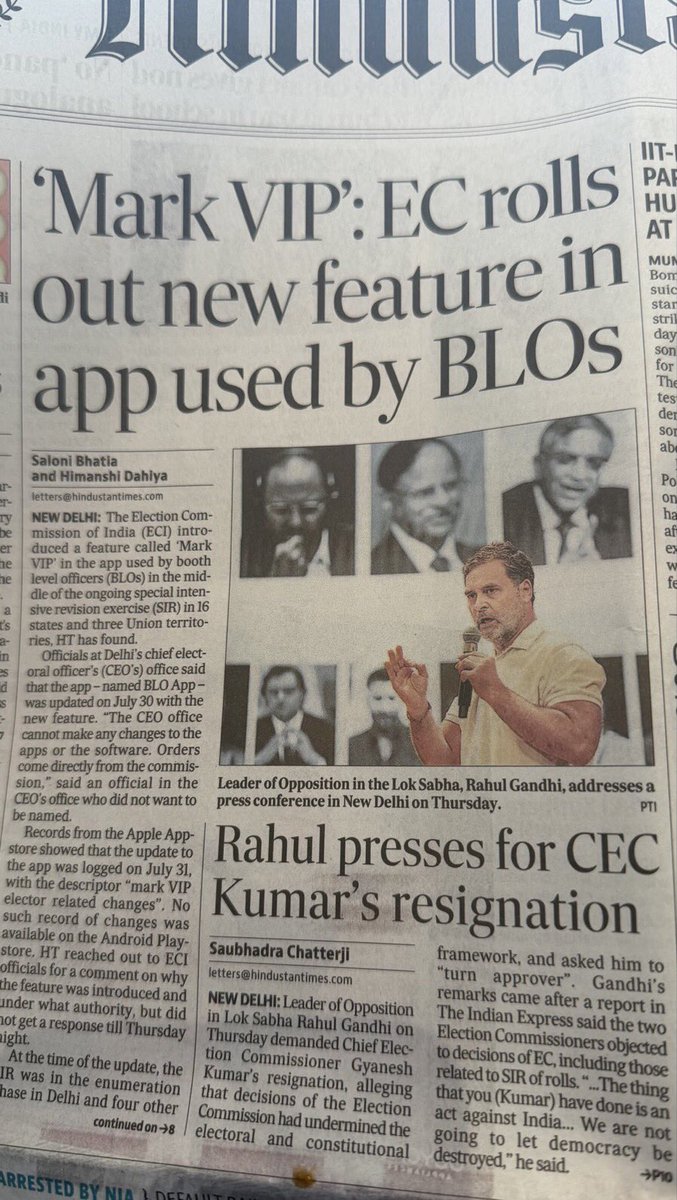 sujitnair90's tweet photo. India may be quietly becoming a two tier democracy.

VIPs: Very Important People.

NIPs: Not Important People.

One class gets access, attention and influence. The other gets rules, queues, paperwork and silence.

And It is happening in plain sight. We are watching it happen and slowly becoming accustomed to it.

That may be the most dangerous part