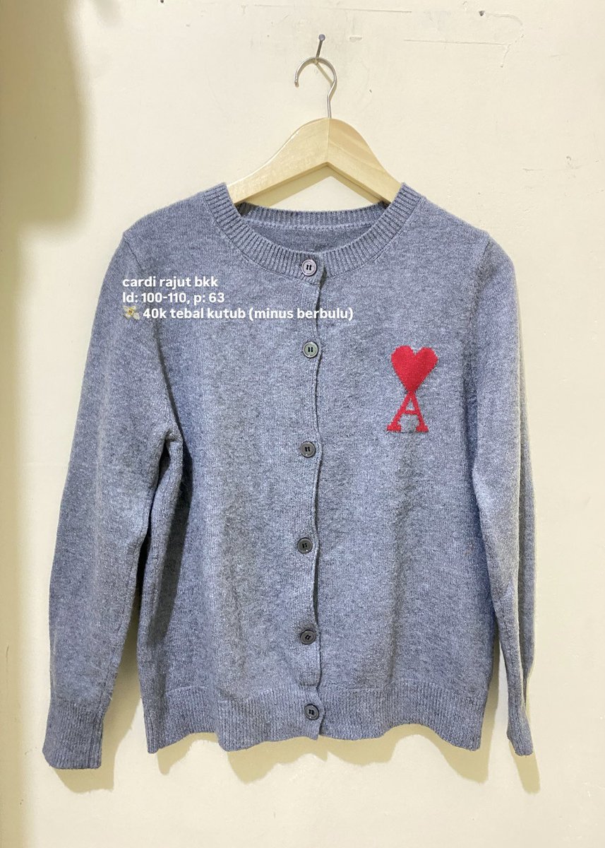 ymkdraft's tweet photo. wts preloved cardigan, knit & work jacket pribadi. pengiriman bekasi bisa shopee ya! condi dm
#wanttosale #wts #sellbuy #zonauang #zonaba https://t.co/S9LGg34w0V