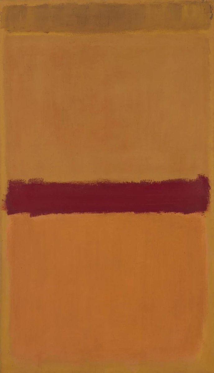 museoreinasofia's tweet photo. “El color es la materia prima de la emoción”

#TalDíaComoHoy en 1903 nacía Mark Rothko, figura clave de la pintura de campos de color.

🎨 Sin título (Naranja, ciruela, amarillo), 1950. Óleo sobre lienzo https://t.co/GF7yFw1yd1