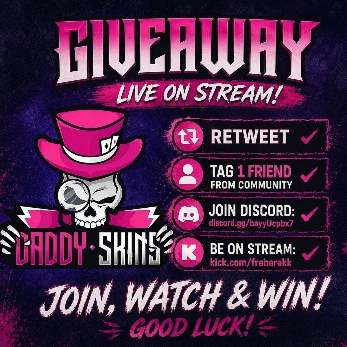 fREBER44's tweet photo. $9.00 in #ETH🔴stream giveaway:       
  ⚠️To join:        

✅Retweet this tweet 
✅Tag 1 friend from community    
✔️Join discord:
https://t.co/4kD2CbyDhq
✅Be on stream: https://t.co/6QmyLVSk8w

New $160 giveaway check pinned tweet https://t.co/9rY6xg7rrV