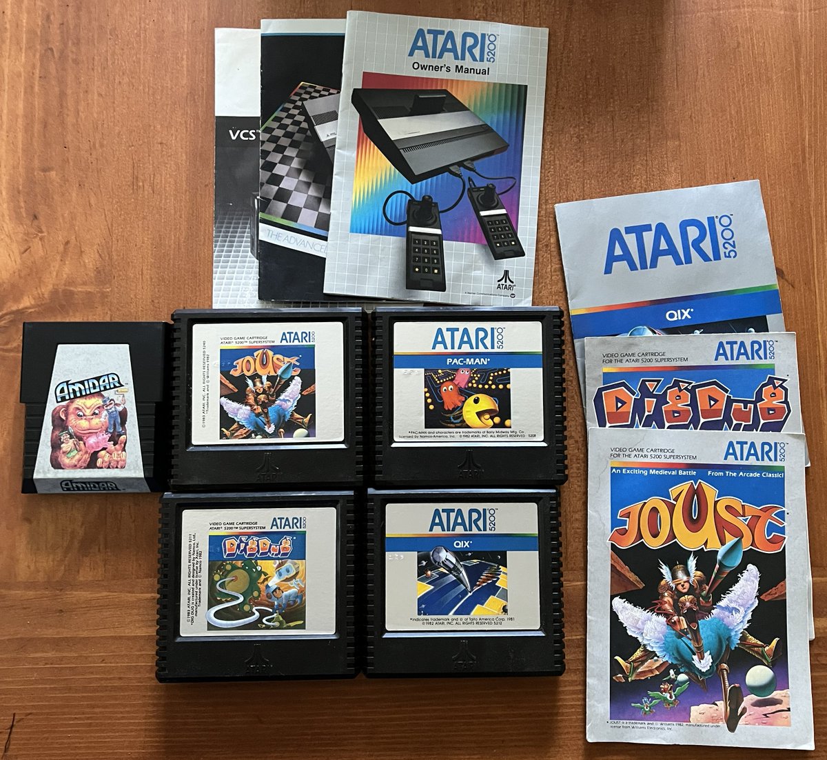 RetroFox8Bit's tweet photo. Flea Market Friday time - saw this pair of iomega external drives. The Apple sticker could be a sign of backups of Macintosh files which was enough to ask, but $20 each with no PSUs, pass. Grabbed four Atari 5200 games, Amidar, &amp; manuals for a total of $10 since I have the 5200. https://t.co/8cTySFJlkZ