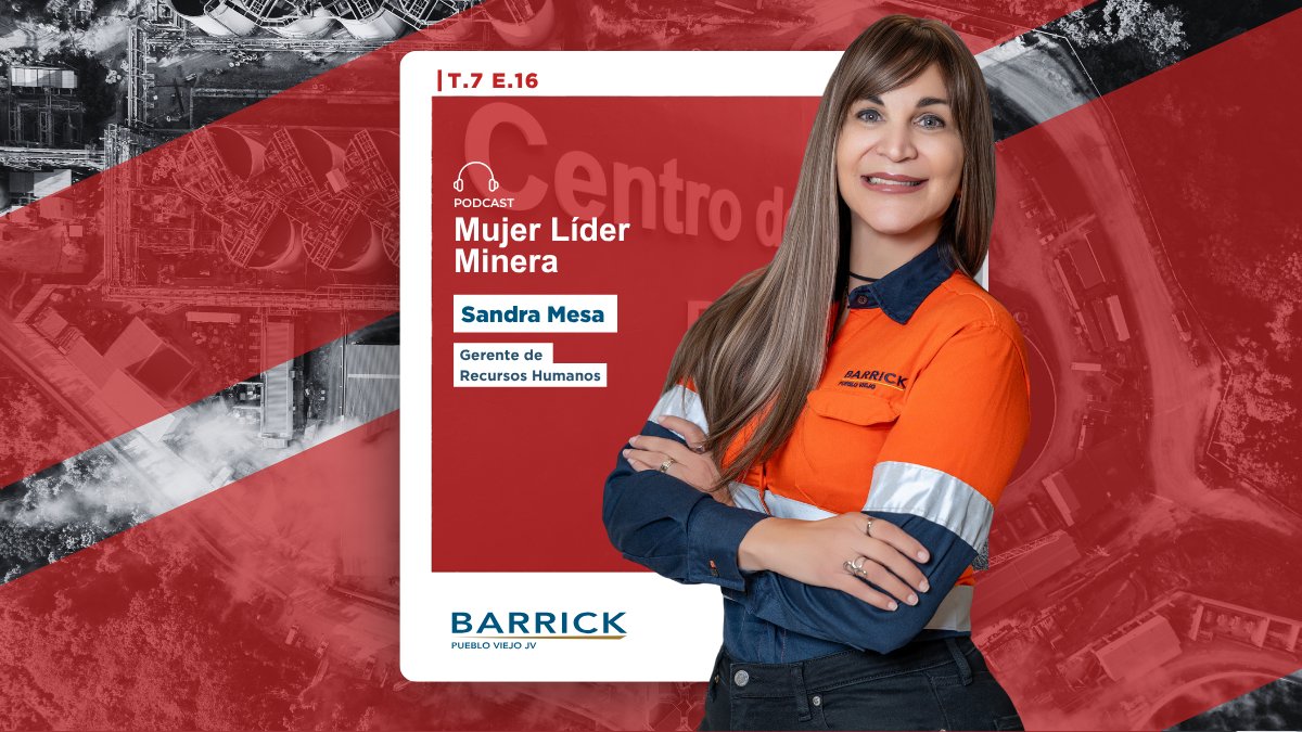 BarrickRD's tweet photo. Sandra Mesa comparte cómo contribuye, desde su rol de gerente de Recursos Humanos en Barrick Pueblo Viejo, al desarrollo de las personas y al fortalecimiento de una cultura organizacional que impulsa el crecimiento y la mejora continua.

Descubre su visión sobre el liderazgo, el talento y el futuro de la minería en este nuevo episodio del podcast #MujerLíderMinera.

🎙️ Disponible en:

Spotify
https://t.co/UVpD6syx6a

Apple podcasts
https://t.co/DLU1ioWUTt

YouTube
https://t.co/5IkZq4VRIz

#BarrickPuebloViejo
#Minería
#MujeresEnMinería