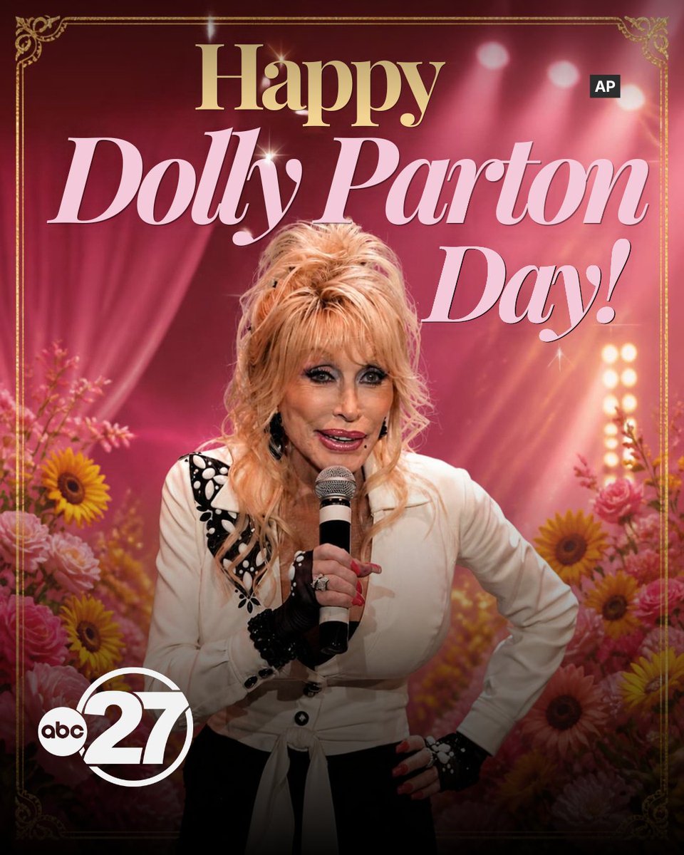 abc27's tweet photo. Across the world, communities are dedicating Friday to honoring the beloved country singer. The day falls on Sept. 25, a wink at Parton's hit song "9 to 5." Full article in our bio. https://t.co/kFp8Bn84EM