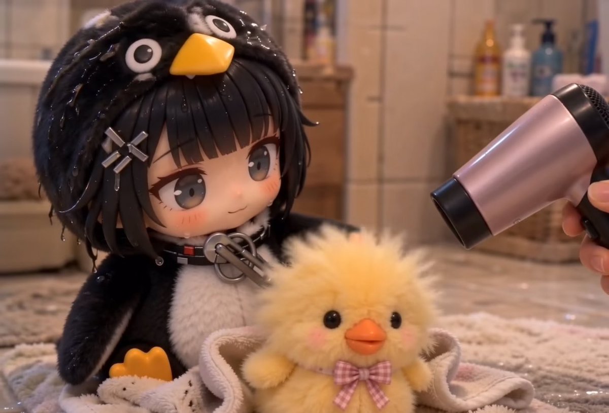 선물받은 인형하고 놀기!😁🥰 ChatGPT ×Seedance #gugugaga #ググガガ #咕咕嘎嘎｜@min7layの動画保存