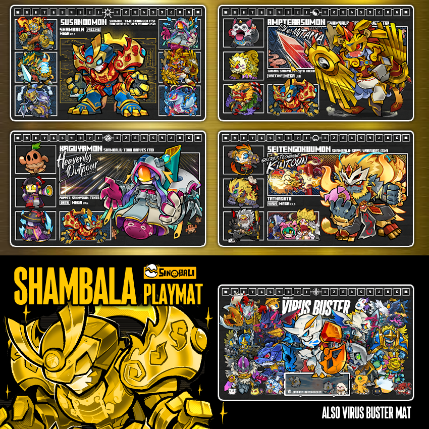 SinobaliStore's tweet photo. Some Digimon Shambala stuff before CHIVALROUS XIII 

Available now at https://t.co/fn9EXeoXvy ⚡️ https://t.co/qmM9a7yVc2