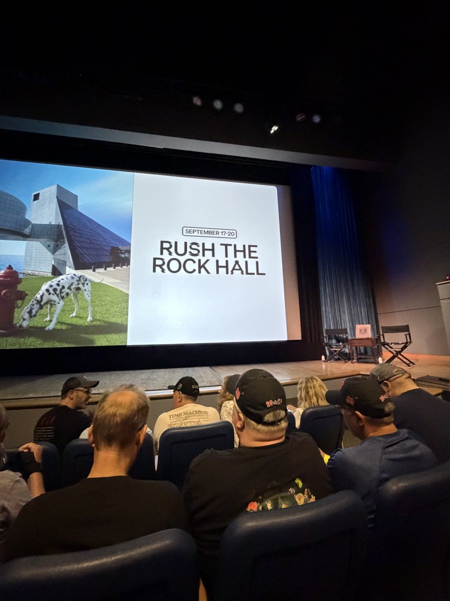 rushisaband's tweet photo. Friday @RushTheBand updates! "Fifty Something" tour returns to TX, "NP: No One's Disciple" TV premiere &amp; new band interviews, Neil Peart Memorial at Lakeside Park fully funded, "Rush the @RockHall" in Cleveland, RIP Pye Dubois, and more ... https://t.co/OFbpBgdRql https://t.co/VYmgHdJLkR