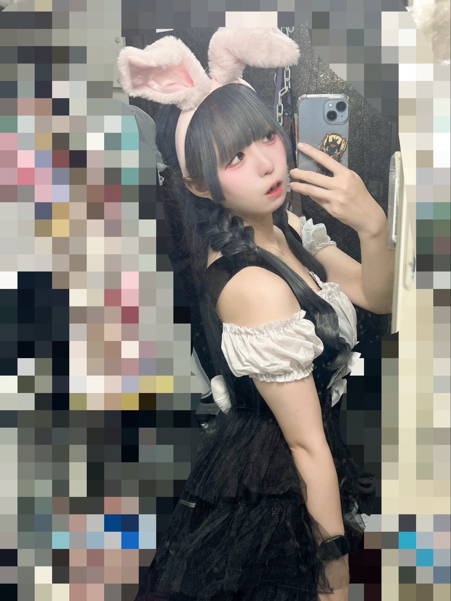 minto_mofru's tweet photo. 遅くなりました！、！
ログインしました！！！

バニーめちゃ盛れてて可愛いからまじで📸オススメです！！

らすとまであきちゃんと🙌🏻🌓

 #もふる #アニソンバー #コンカフェ https://t.co/qJaUZxsceq