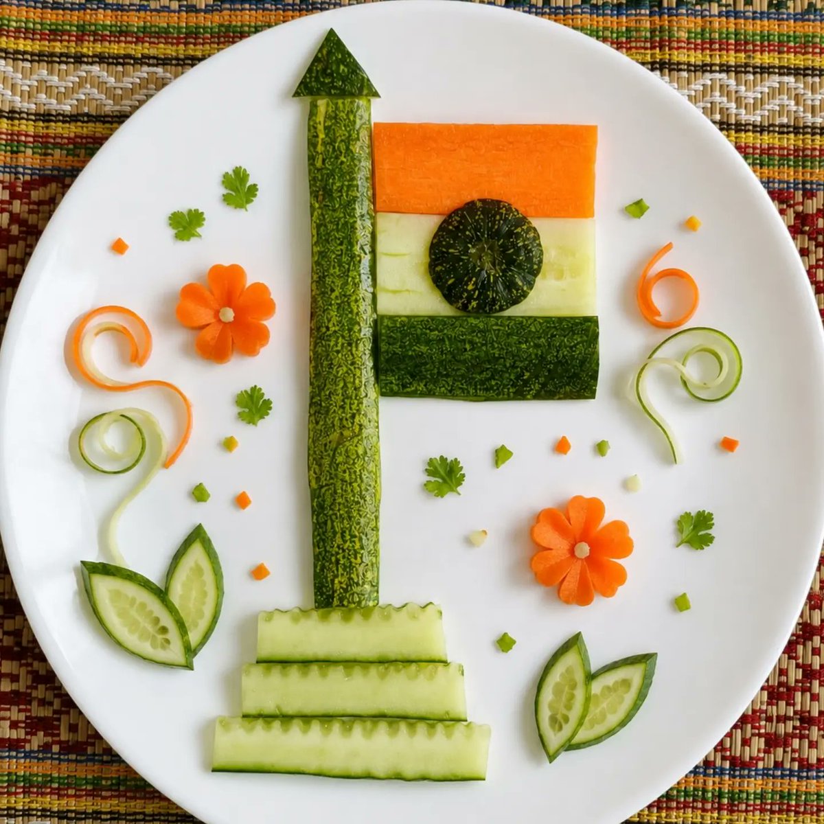 MarybethBexq's tweet photo. A little creativity and a lot of love for India! Celebrating the colours of freedom with a healthy twist. May our nation continue to grow in peace, unity, and prosperity. Happy Independence Day! Jai Hind! https://t.co/CkcHd6VJTL