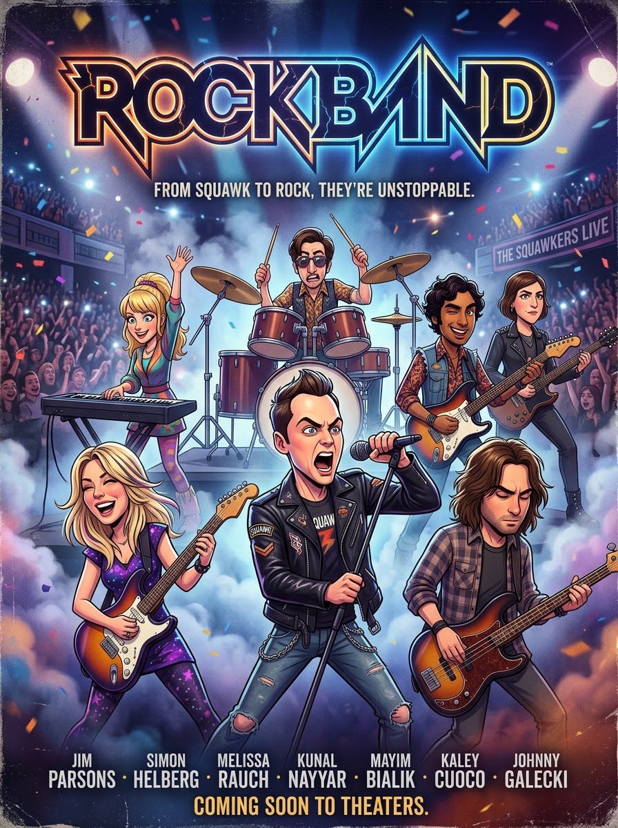 mbiz_101's tweet photo. #Ai #AiArt #Concept #Poster #RockBand #JimParsons #SimonHelberg #MelissaRauch #KunalNayyar #MayimBialik #KaleyCuoco #JohnnyGalecki #TheBigBangTheory #Squawk #Rock #Unstoppable https://t.co/XcgS0ryswC