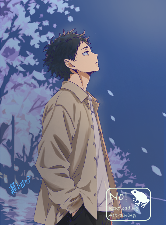 KeroKeiHQ's tweet photo. 月見のはずがなんか季節感のない夜桜絵を描いてしまいました。
ｾｶｵﾜの『夜桜』、勝手に主将akasｿﾝｸﾞになってます。 https://t.co/RBKHgwGzwr