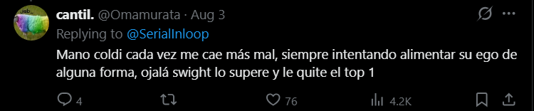 coldifiedd's tweet photo. @Omamurata "Traté de ser fan tuyo" 😿😿😿 https://t.co/VnQJGCbrLS