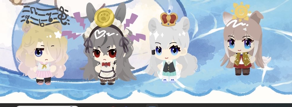 takeyari_7's tweet photo. キャラ屋でしのプロ4人作れた！
みんなてちてち歩いてて可愛すぎるほんまに神神神神神
#しのプロ 
#四ノ宮しの
#卯咲らぱん
#木下ちぷる
#知見ちら https://t.co/nnJFXSgu7Z