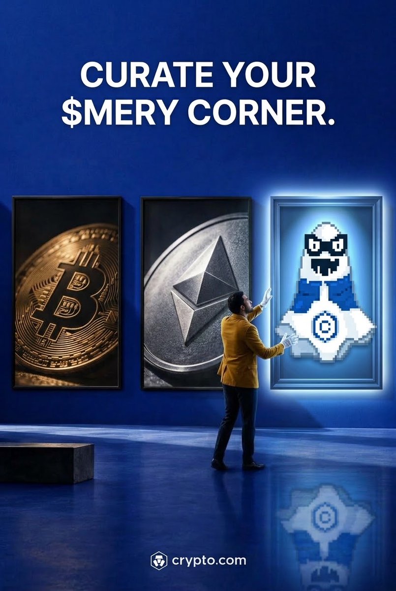 Misteryoncro's tweet photo. @cryptocom https://t.co/bj3mZZJg3v said “Curate your corner.” 👀🔎

Say less. We made room for $MERY. 👻🔥

BTC ✅
ETH ✅
$MERY ✅

Every collection needs a little mystery. 🚀

@cryptocom @kris @fwiz @UltApp

$MERY #MERY #CROFam #Cronos #CronosNetwork #UltApp https://t.co/RgJ5N9E3ev