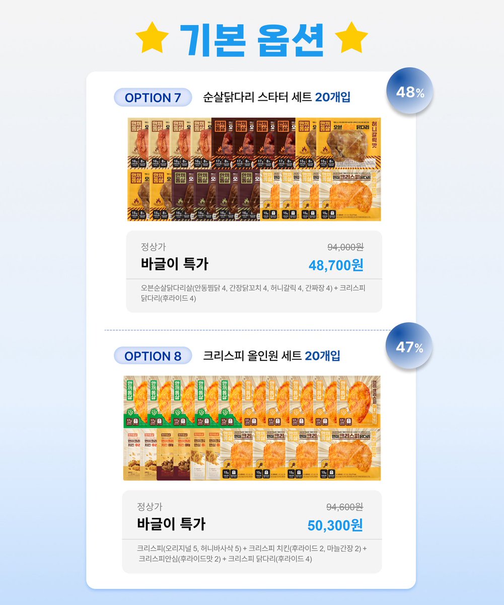baguriee's tweet photo. #rt이벤트 
< 2026 마지막 한끼통살 ~ 48%세일 스포 >

안녕하세요, 뚱글이입니다.
저는 인생사 통틀어 무려 70kg을 감량해본 집사인데요.

그래서 닭가슴살만큼은 맛없는 거 절대 못 먹기에 한끼통살 네고를 준비 했습니다. 🙂‍↕️🙂‍↕️

28일 오후 5시에 시작 합니다. https://t.co/GUTt5UWYF9