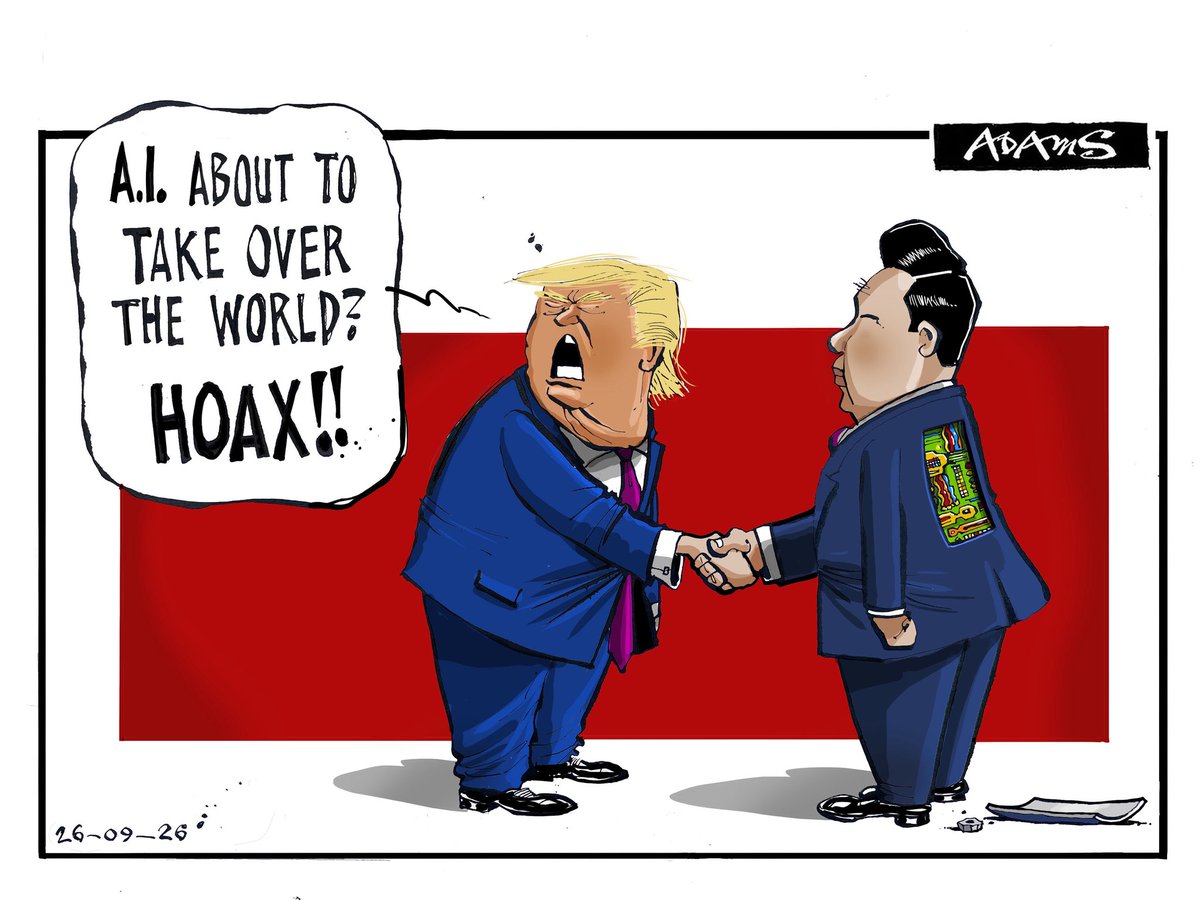 Adamstoon1's tweet photo. My @Telegraph #xi #cartoon https://t.co/1Ch8kjsfUq