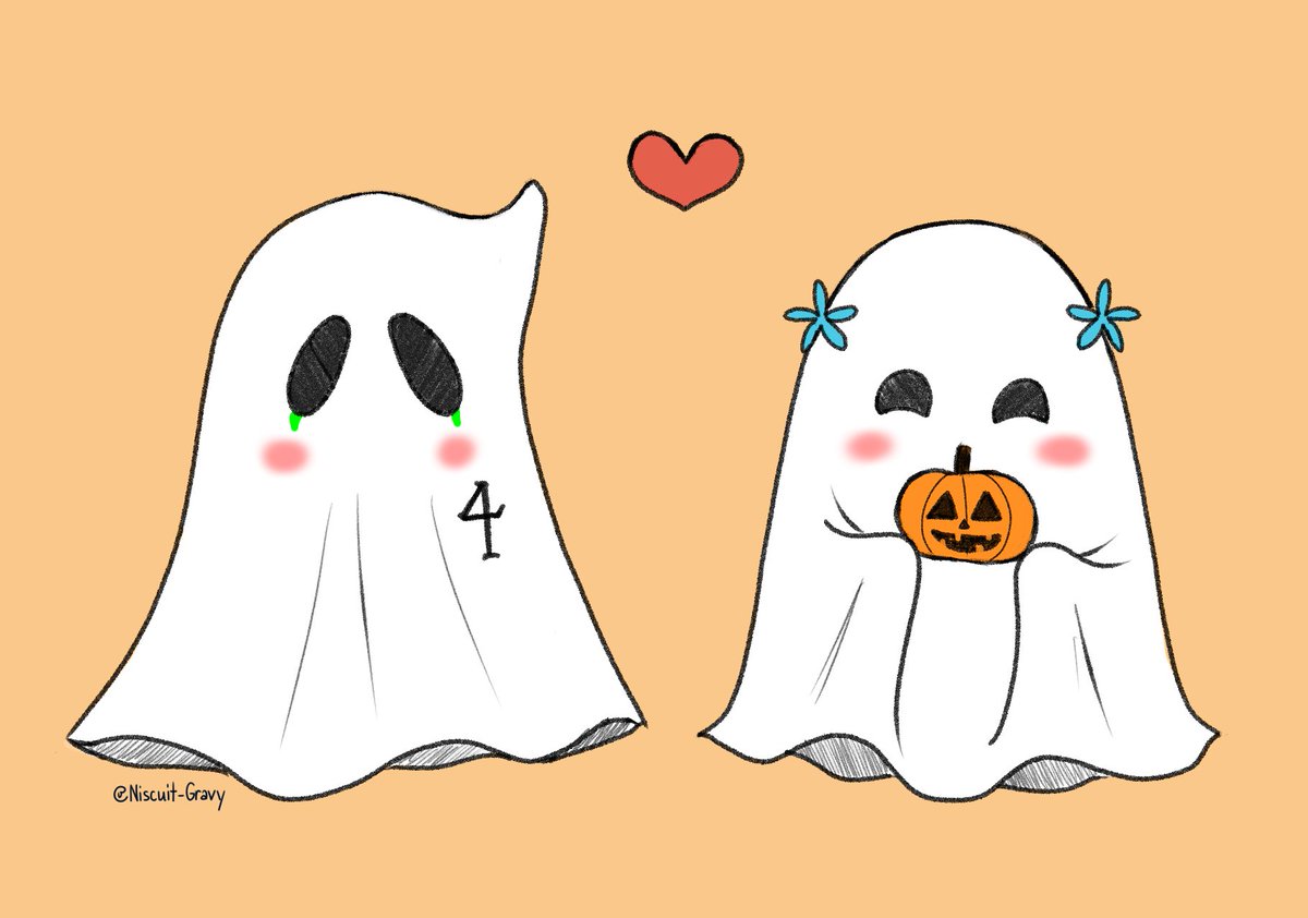 NiscuitGravy's tweet photo. #Ulquihime ghosts for the spooky season https://t.co/Z6MMQ4D6eQ