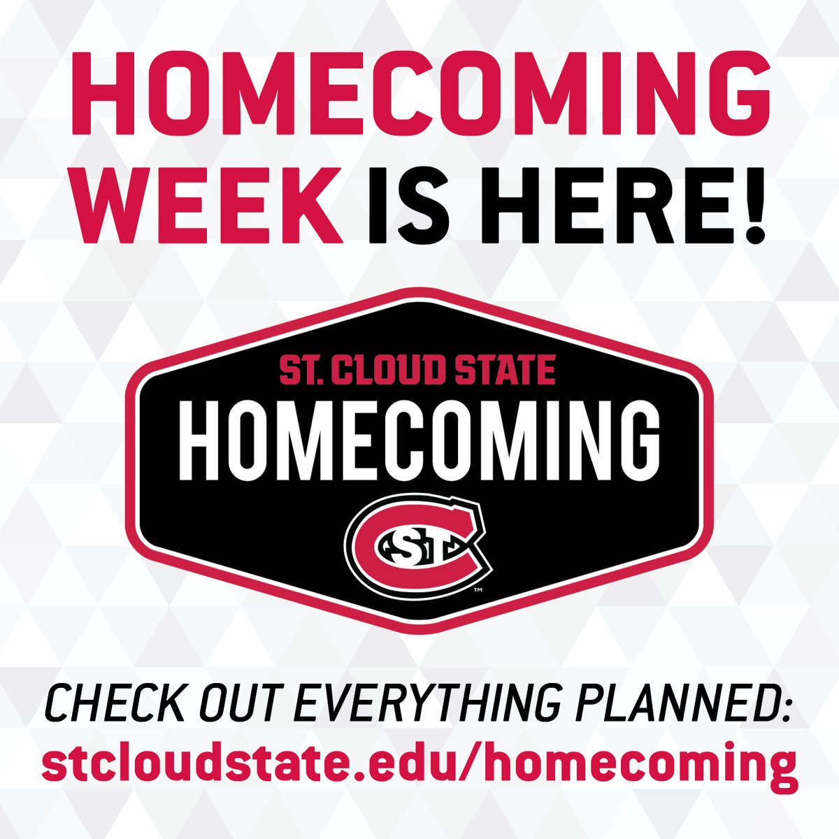 SCSUGrad's tweet photo. #Homecoming week is here, Huskies! Check out everything planned at @stcloudstate by going to https://t.co/sS7oFc1pyv and join #OurSCSU community for all the fun! #GoHuskies #Homecoming2026 https://t.co/V4GjW4tiKE