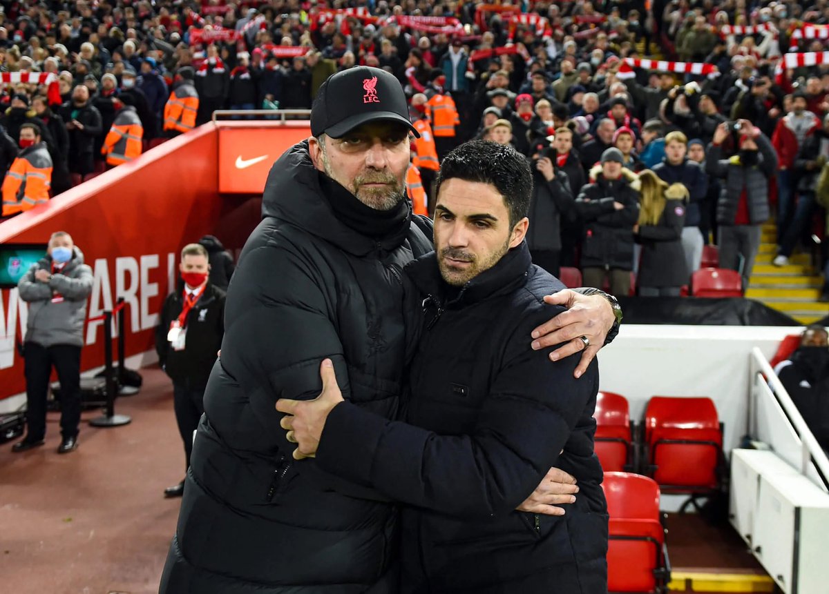 cagiago_'s tweet photo. People clown them for only winning 1 league title against that evil institution but they were fuelled by passion and dedication while those dirty plastic rats had corruption and money. Forever proud of Klopp and Arteta.❤️ https://t.co/3phDQT6UV3