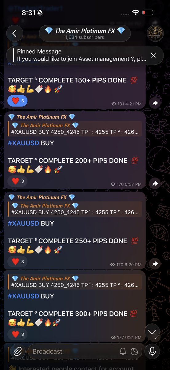 KingOf63559's tweet photo. 🔥Want Accurate #XAUUSD Signals Daily

📈 Entries • Targets • Live Updates

👉 Join Now Tg.    https://t.co/weQZOyfZ8a https://t.co/mlQxycniFX