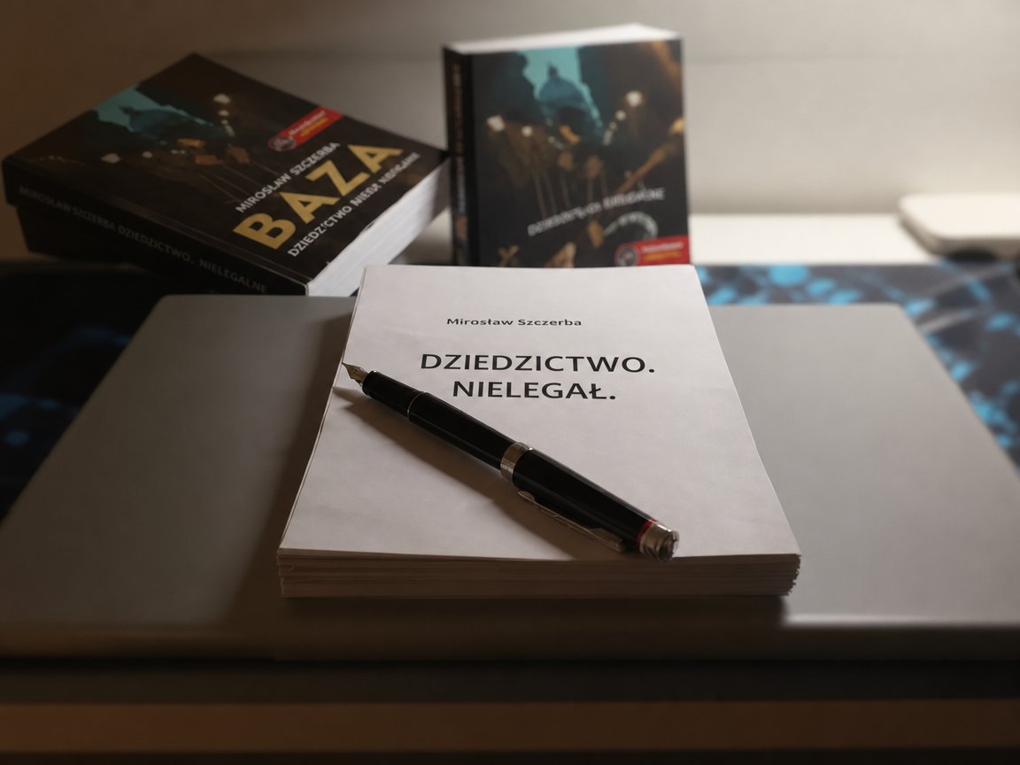 mirek_szczerba's tweet photo. Witam Państwa.
Już jutro premiera oficjalnego trailera (mojej produkcji)  promującego moją najnowszą książkę , thrillera psychologiczno-szpiegowskiego: 
👇
"DZIEDZICTWO. NIELEGAŁ."

To dla mnie po blisko 3 latach od publikacji , autora pierwszej dokumentalnej książki o rządzącej masonerii z loży P2 oraz tajnych służbach w Watykanie "BAZA " - bardzo ważny moment.
Jutro też tradycyjnie sobotni wątek dotyczący historii szpiegostwa. 
A w niedzielę po południu opublikuję cieszący się sporym zainteresowaniem Państwa najnowszy newsletter :
👇
"ŚWIAT WYWIADU I TAJNYCH SŁUŻB- 6/2026 ".

Dziękując Państwu za uwagę , życzę spokojnego weekendu.
Pozdrawiam.
Mirek Szczerba 
#FF ❤️
@Pocahontas_new @Edytazemla @AGasztold @PGasztold @A_Pawlikowski