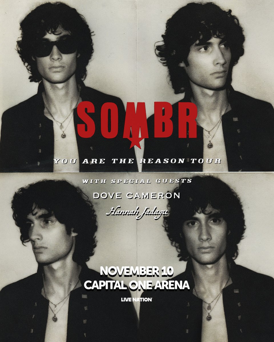 DC101's tweet photo. Tune in to @mikejonesradio every afternoon this week for your chance to win two tickets to Sombr at @CapitalOneArena on November 10th! πΆ
#Sombr #CapitalOneArena #WinTickets https://t.co/uj2dEJ1DFd