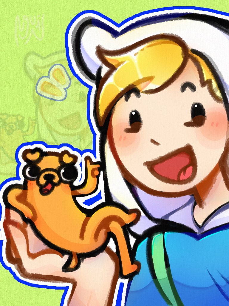 penguin_astrine's tweet photo. Jake da dawg N Finn da hooman!!
Day2 studying cartoon style~
I skipped two days tho- 😭 exhausted Astra
#adventuretime #finn #jake #finnjake https://t.co/tZETC2aD5K