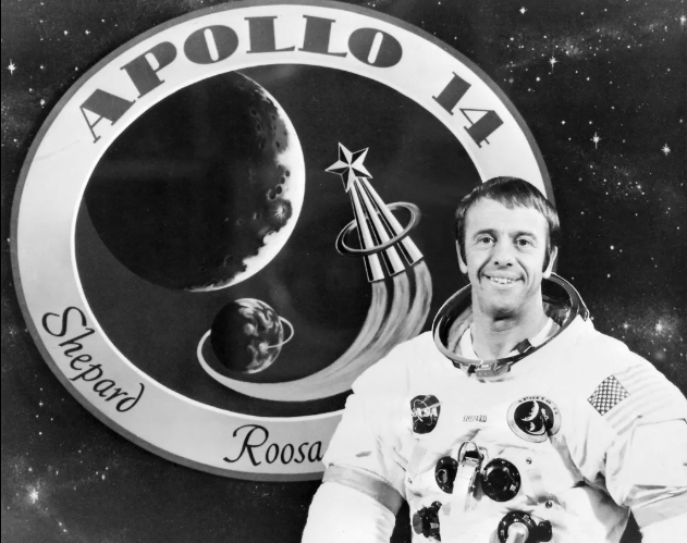 MicdUpGameday's tweet photo. #FunFactFriday is here 🥳 DID YOU KNOW ⁉️
During the Apollo 14 mission in 1971, astronaut Alan Shepard was the first person to play golf on the moon! He secretly brought a 6-iron clubhead and attached it to a tool handle to hit two golf balls on the lunar surface. https://t.co/jrDS98fATQ